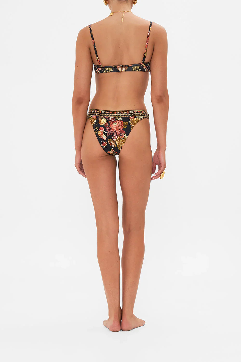 Camilla Stitiched in Time Wide Side High Leg Bikini Pant **