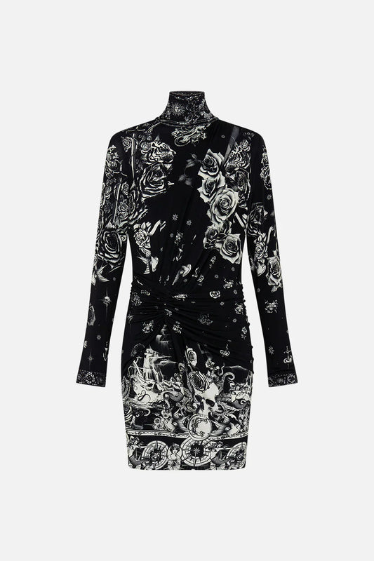 Camilla Tales of Tattoo Draped Asymmetric Mini Dress **