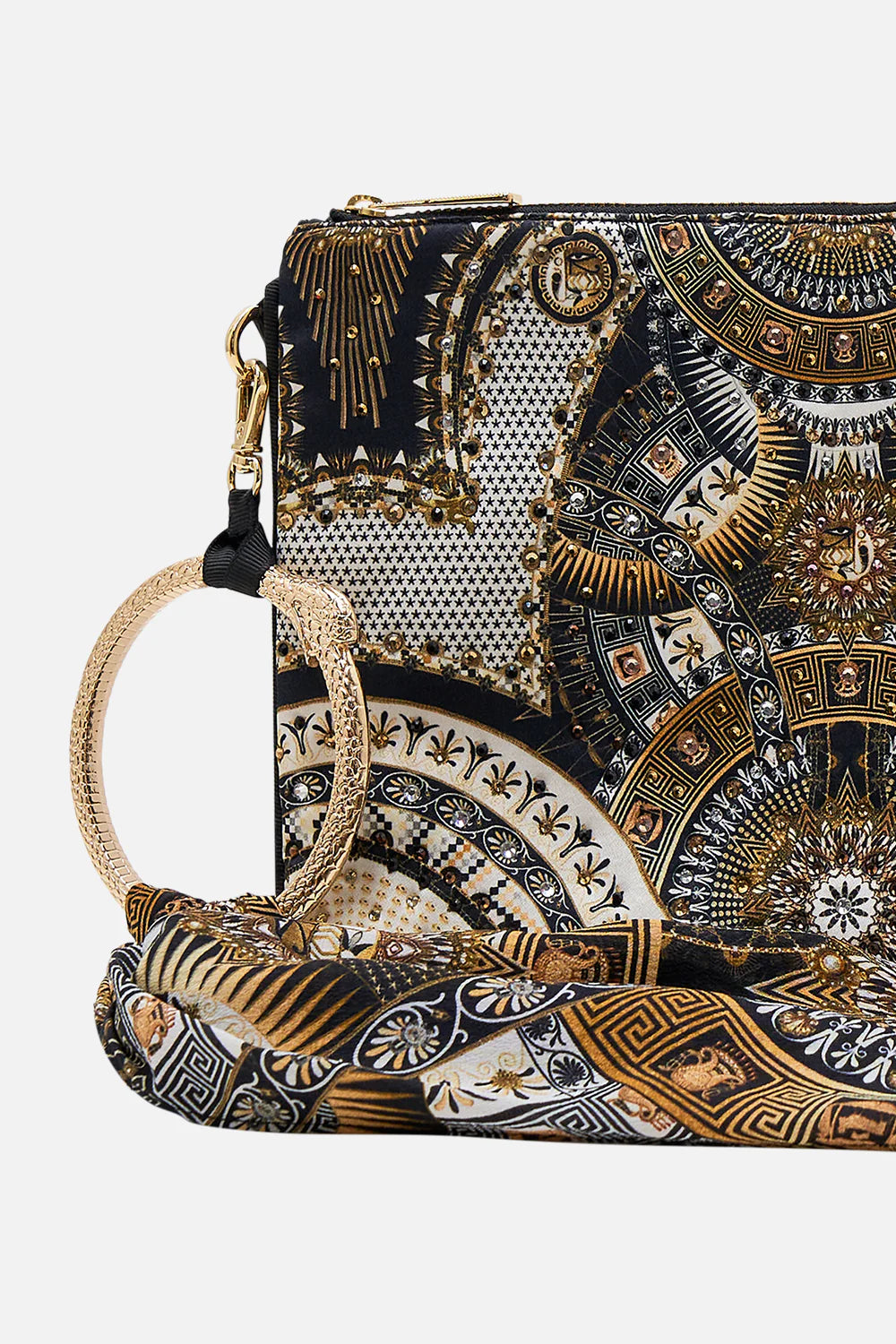 Camilla Ring Scarf Clutch - Temples Of Dendara **