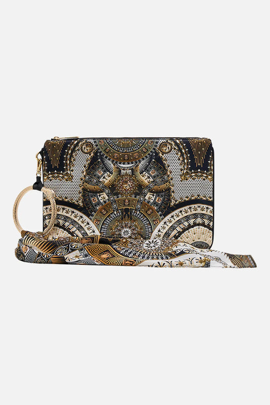 Camilla Ring Scarf Clutch - Temples Of Dendara **