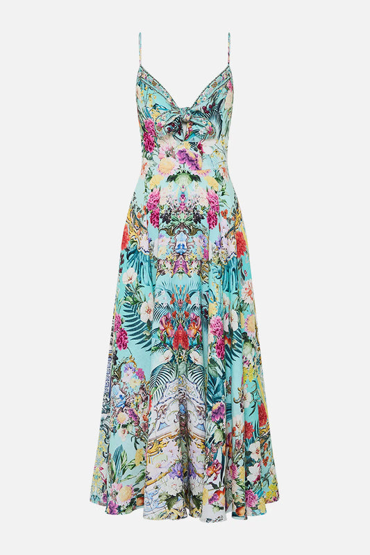Camilla Gardens of Queluz Long Dress Dress with Tie Front