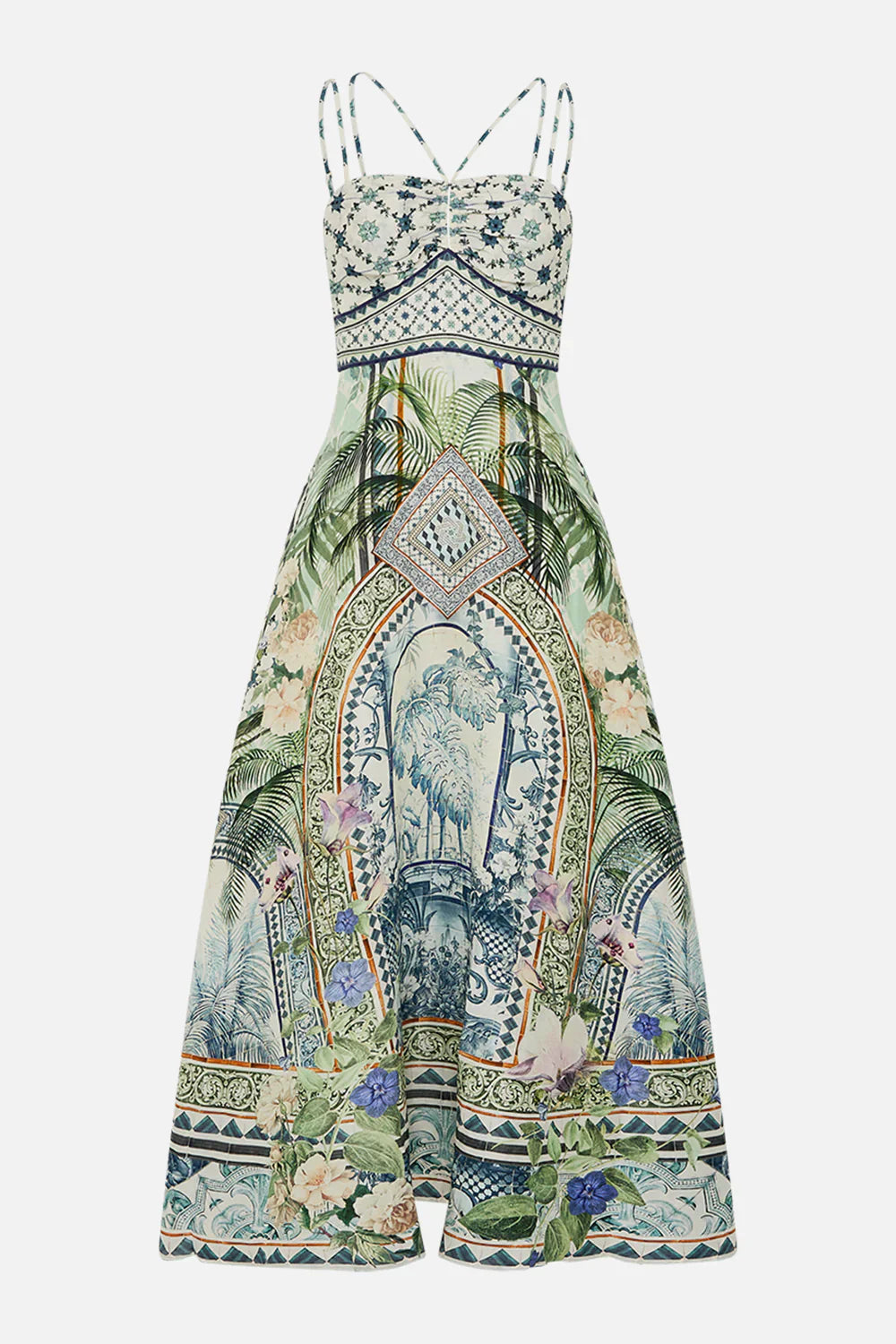 Camilla The Jardim Party Strap Detail Dress