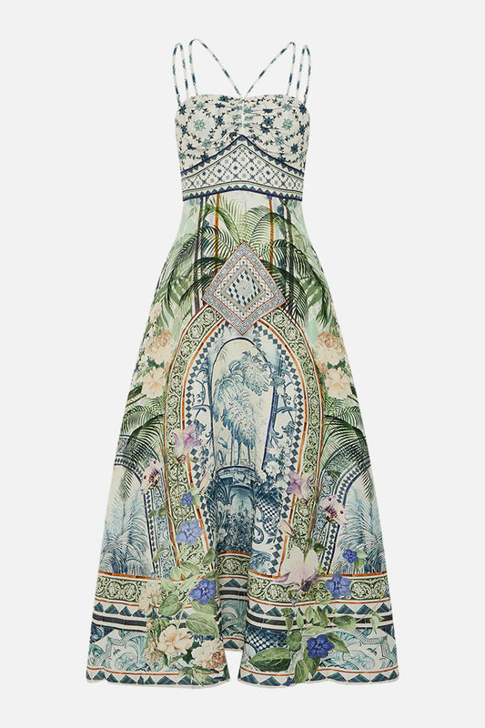 Camilla The Jardim Party Strap Detail Dress