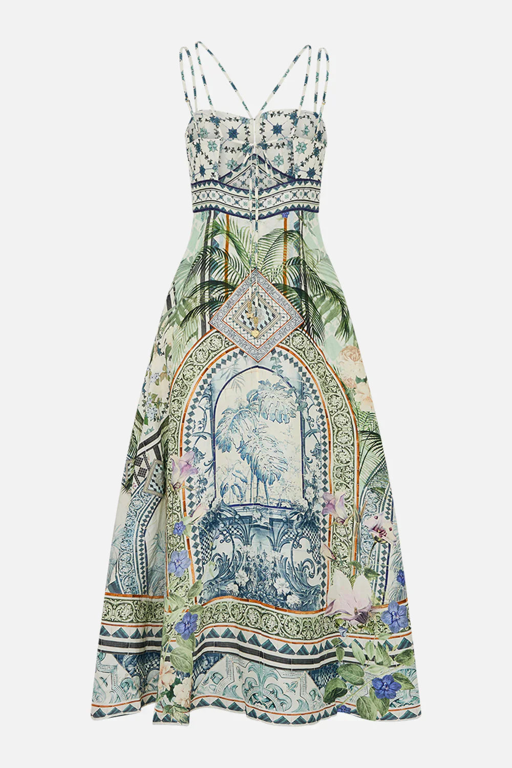 Camilla The Jardim Party Strap Detail Dress