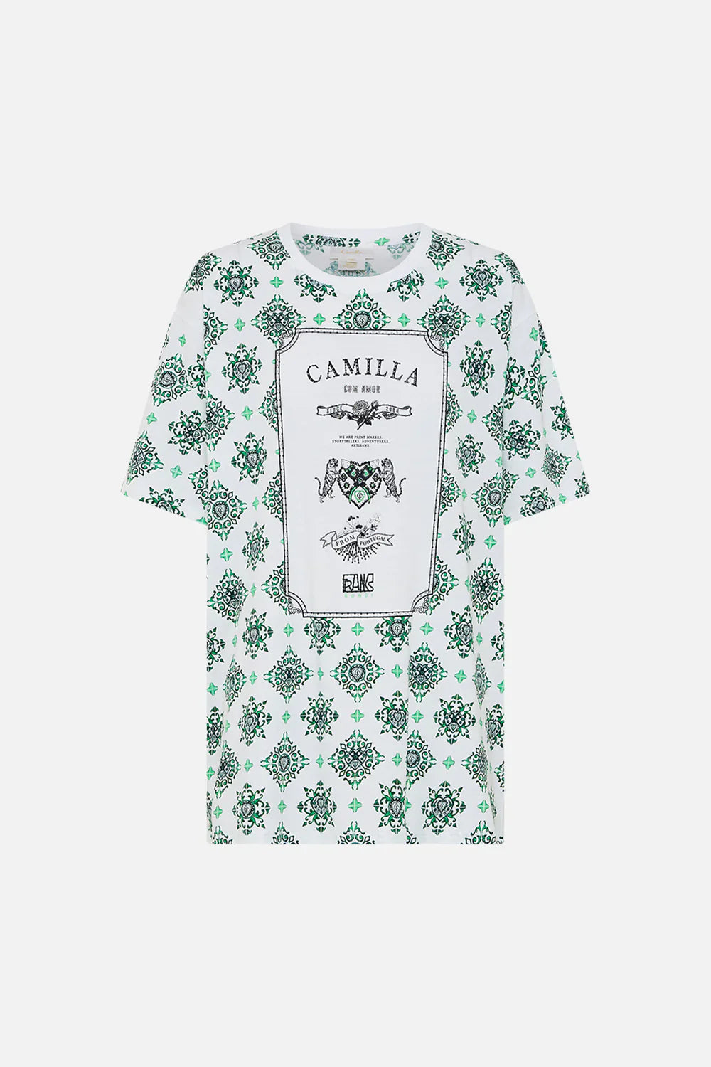 Camilla Corridor Of Calm Oversized Band Tee