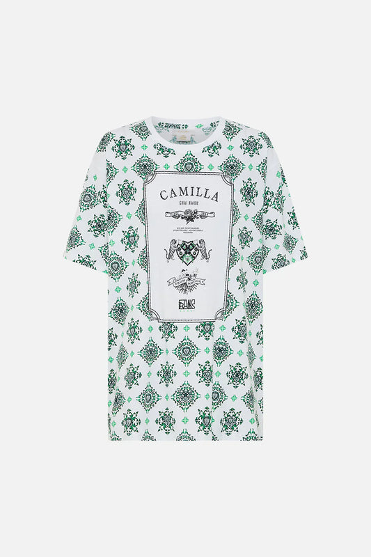 Camilla Corridor Of Calm Oversized Band Tee