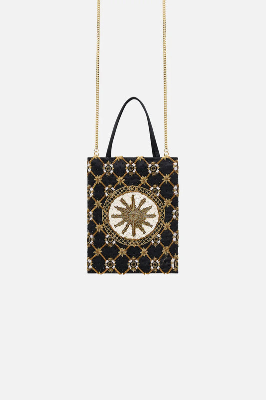 Camilla Monarchy Mania Embellished Mini Tote with Chain Strap