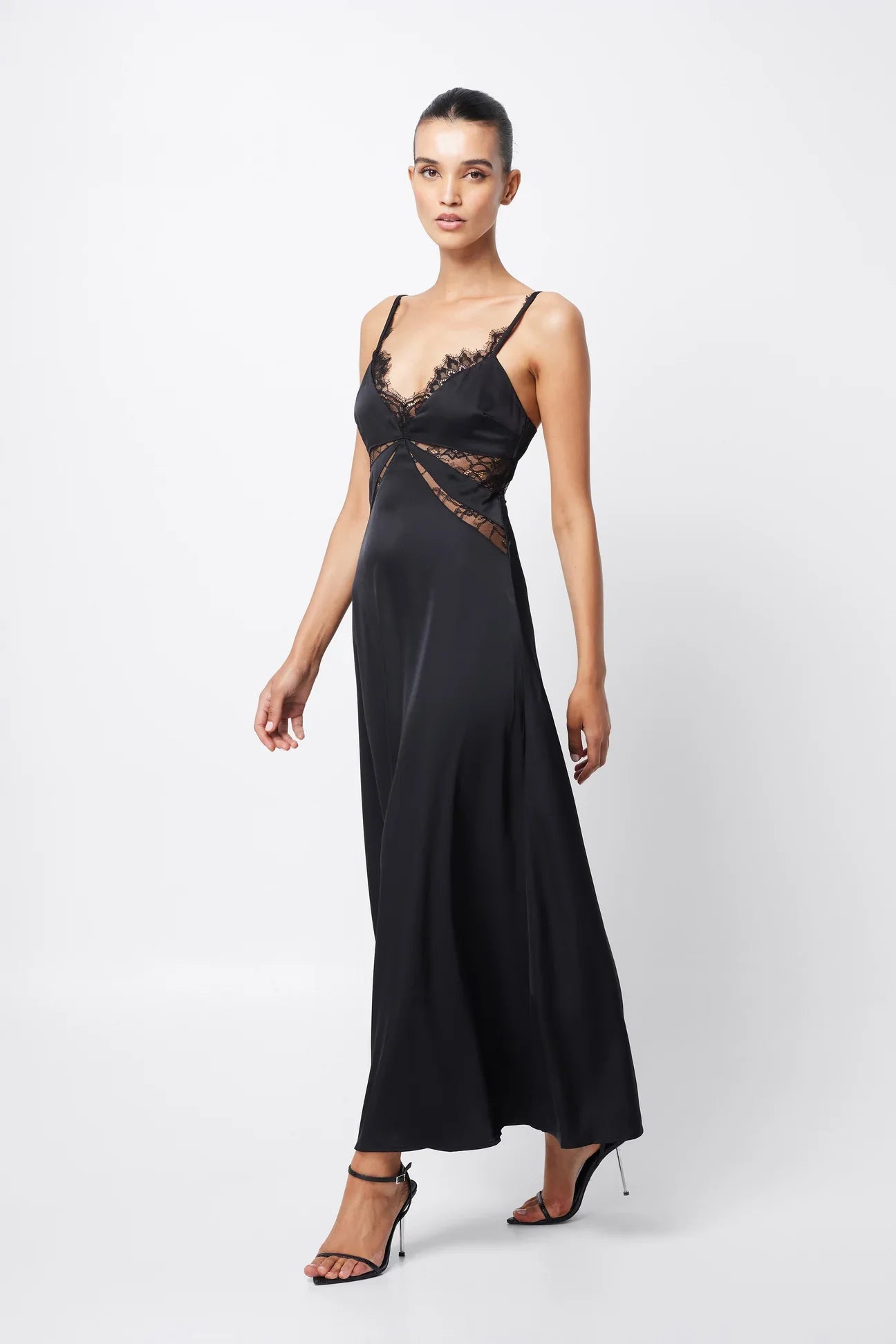 Mossman Obsidian Maxi Dress in Black