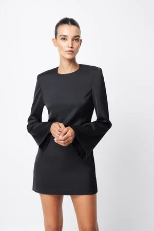 Mossman Oxford Mini Dress - Black
