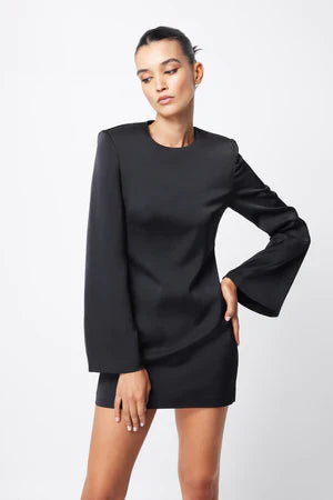 Mossman Oxford Mini Dress - Black