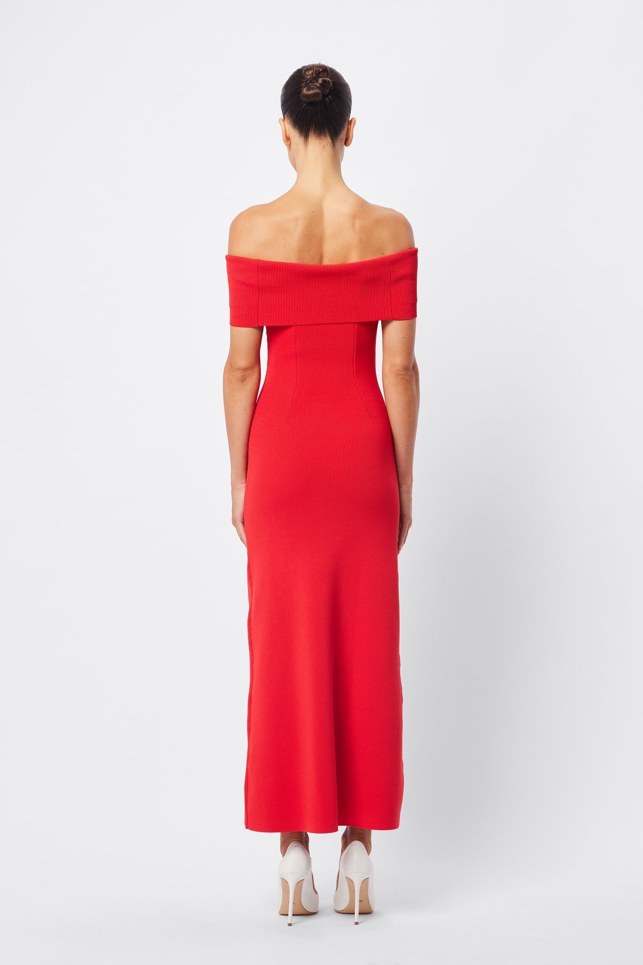 Mossman Monaco Off Shoulder Dress - Red