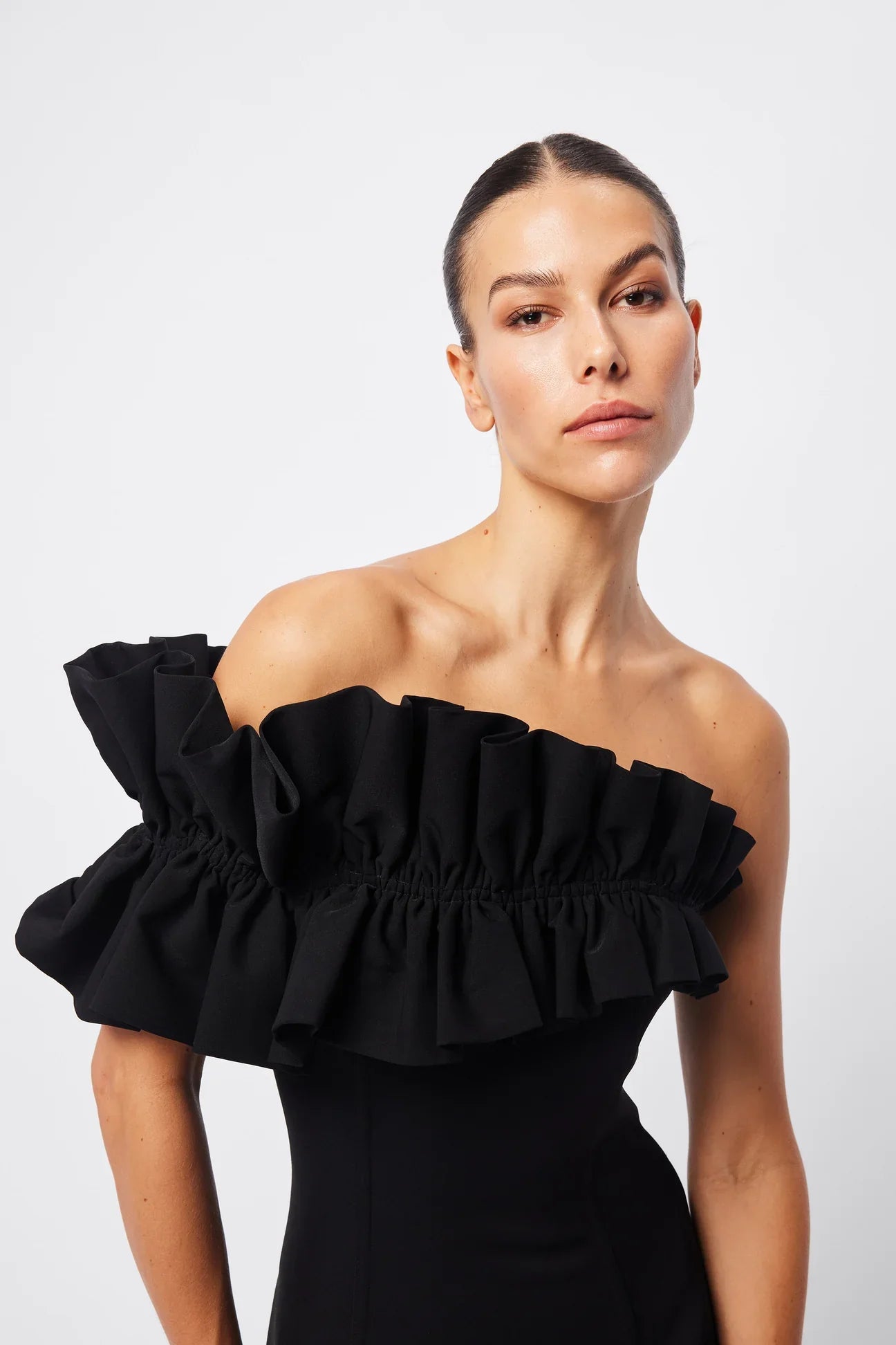 Mossman Soft Spoken Midi Dress - Black