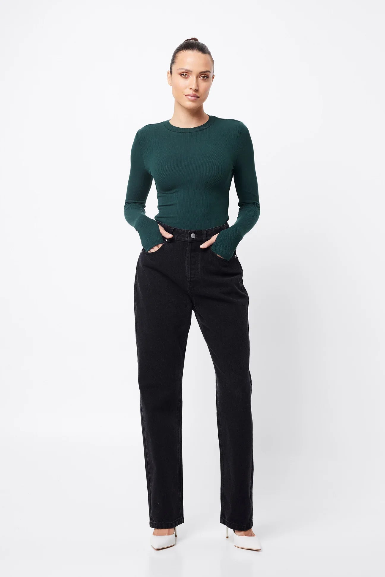 Mossman The Brooklyn Top - Forest Green