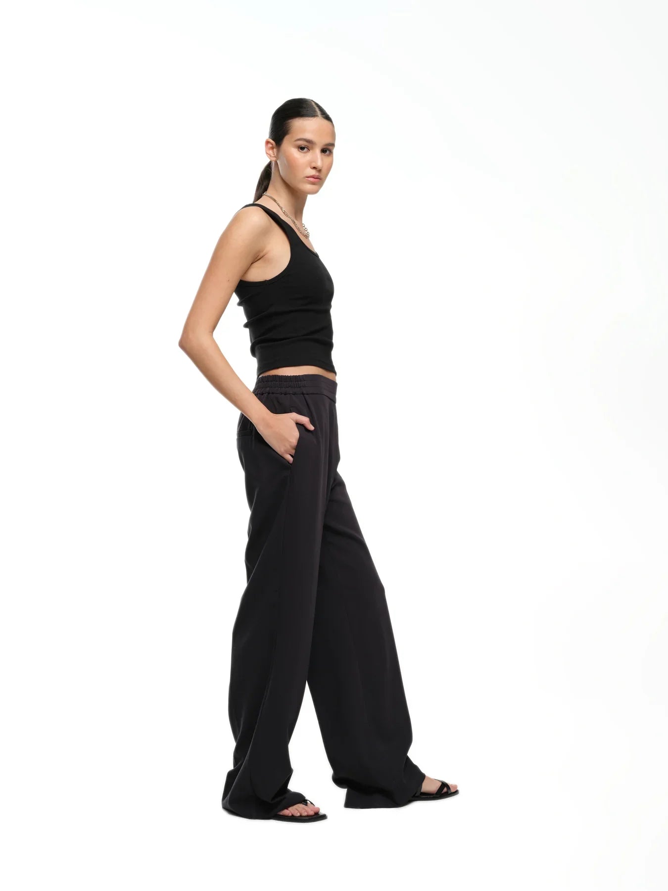Jac & Mooki Blake Pant - Black