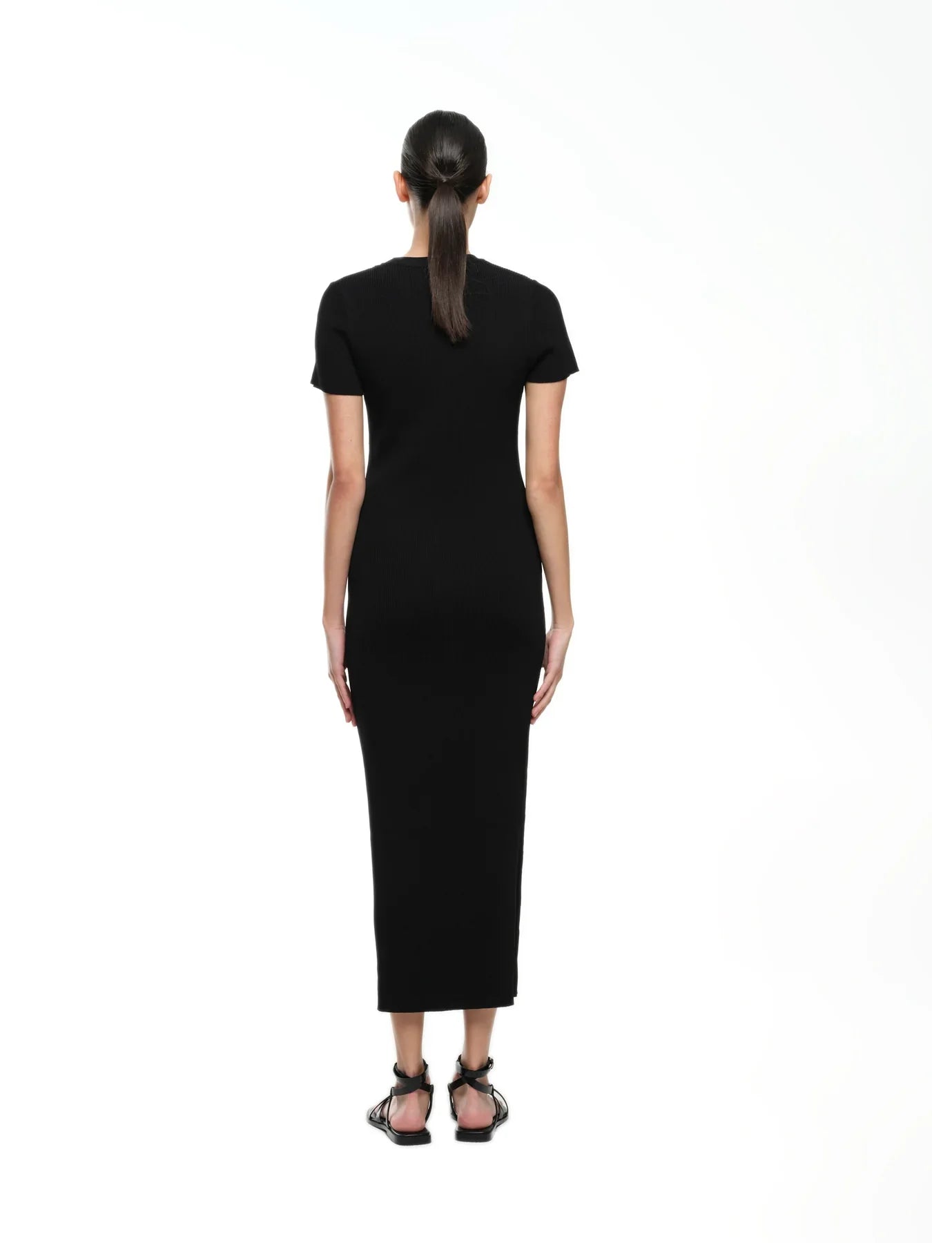 Jac & Mooki Camilla Knit Dress - Black