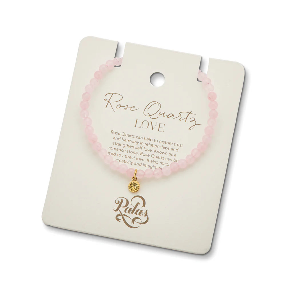 Palas Rose Quartz Healing Gem Bracelet