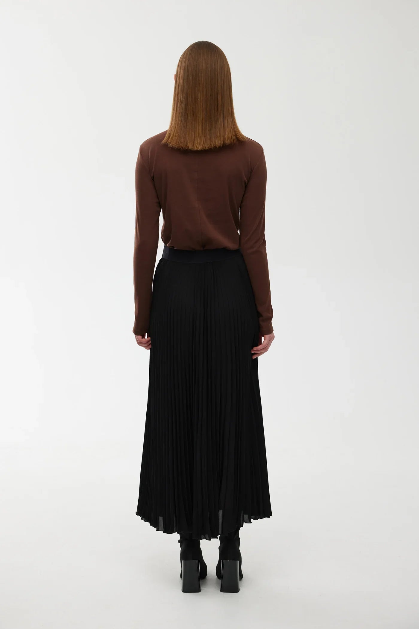 Kinney the Label Goldie Pleat Skirt - Black