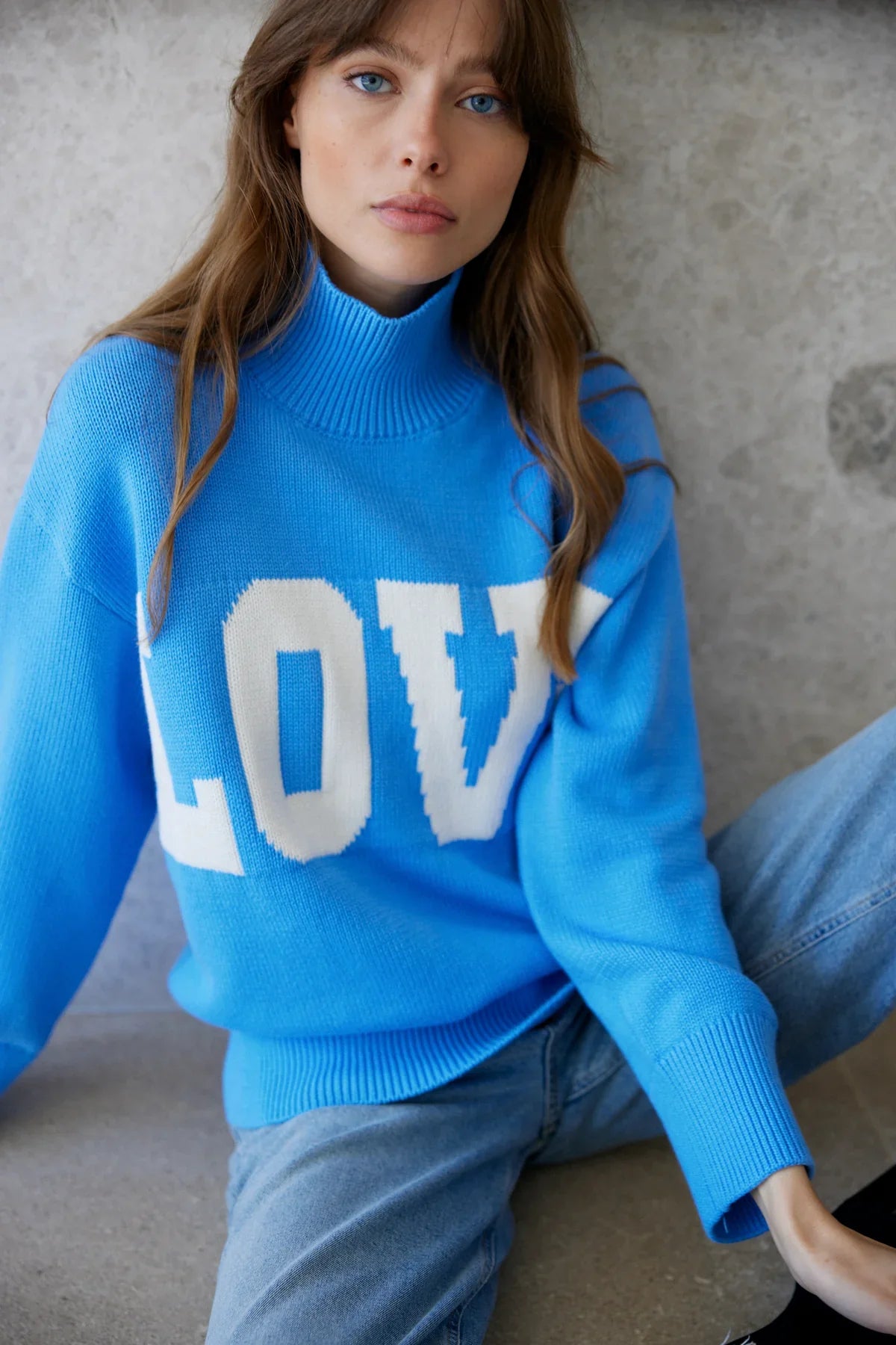Kinney the Label Love Me Jumper - Pacific