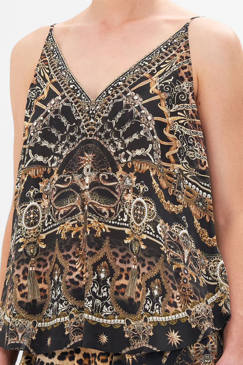 Camilla Masked Moonlight V Neck Cami **