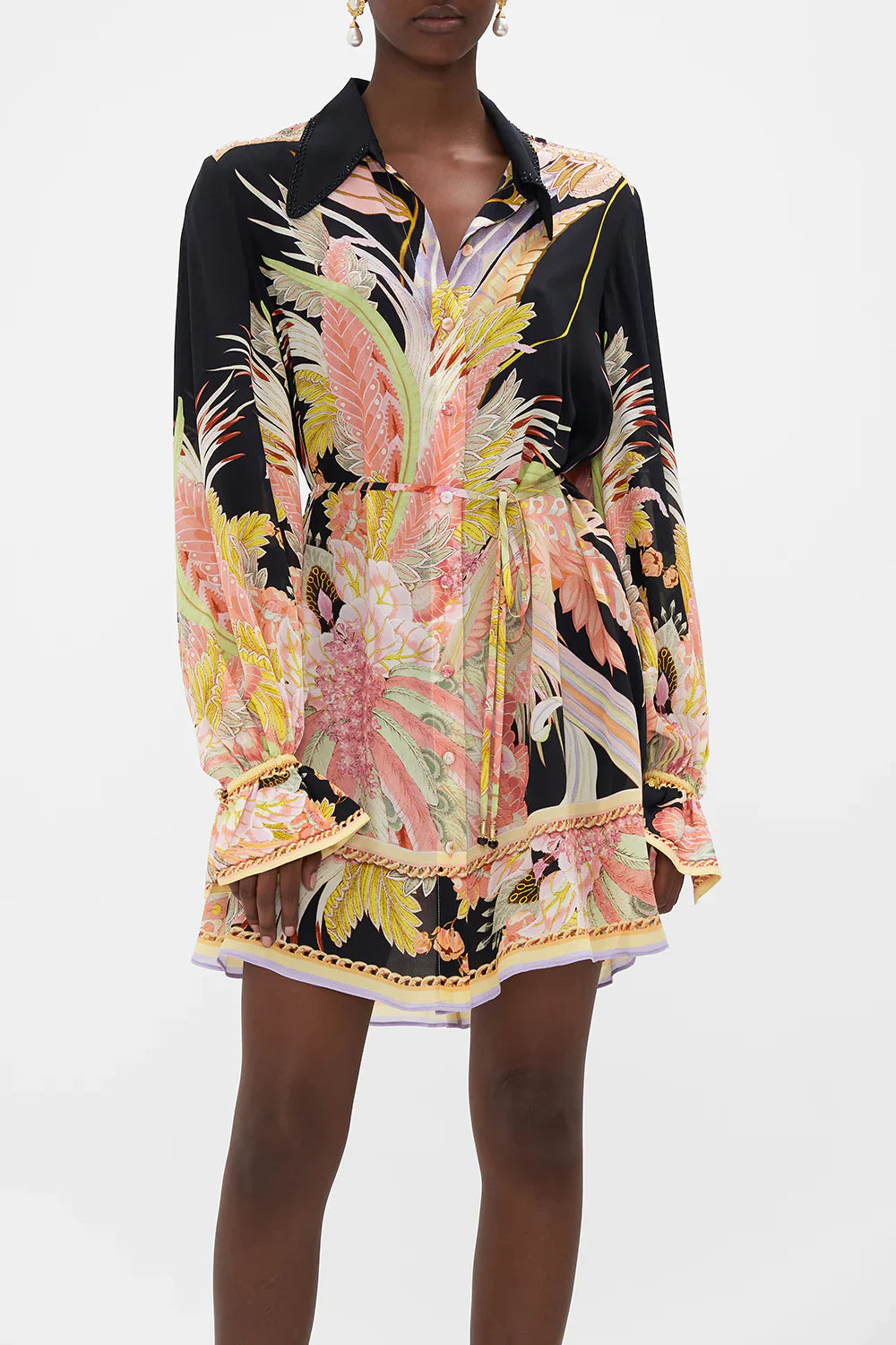 Camilla Lady of the Moon Shift Shirt Dress **