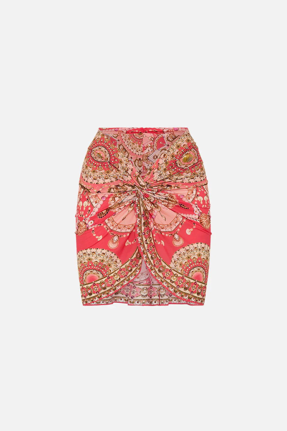 Camilla The Shell Games Twist Front Short Skirt **