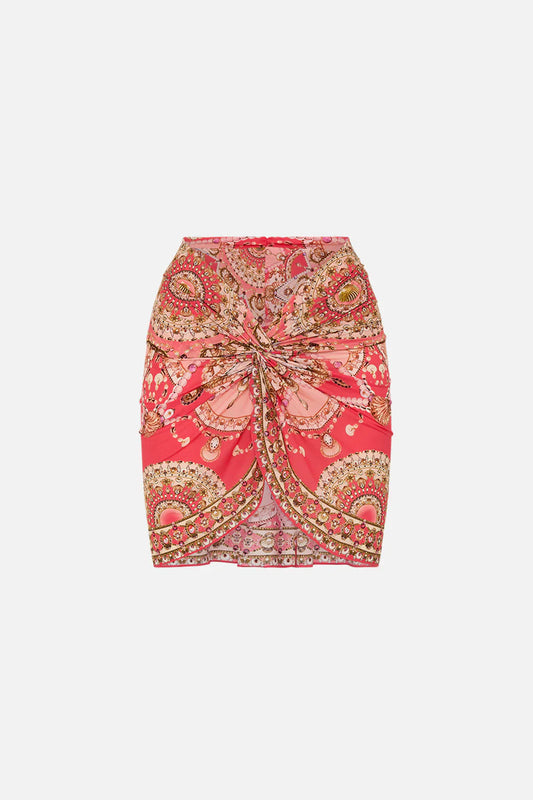 Camilla The Shell Games Twist Front Short Skirt **