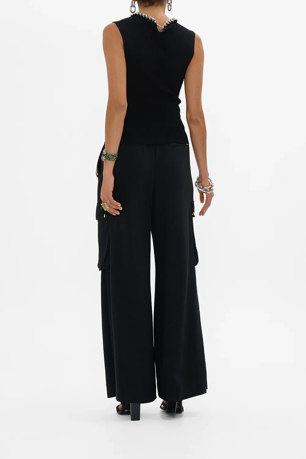 Camilla The Cartouche Kingdom Sleeveless Knit Tank Top **