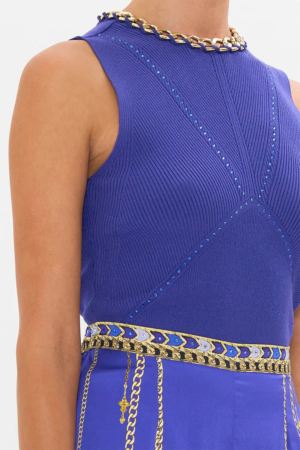 Camilla My Fair Pharaoh Sleeveless Knit Tank Top **