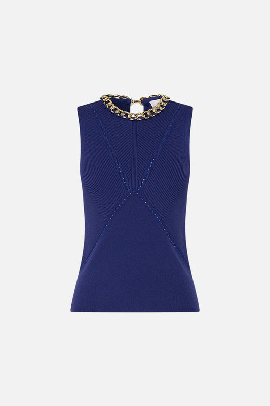 Camilla My Fair Pharaoh Sleeveless Knit Tank Top **