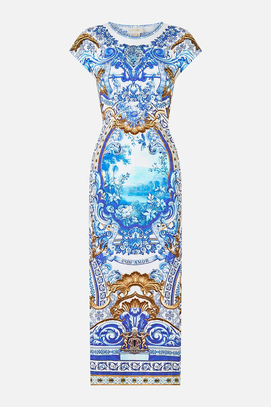 Camilla Azul Adventures Jersey Tank Dress With Cap Sleeves