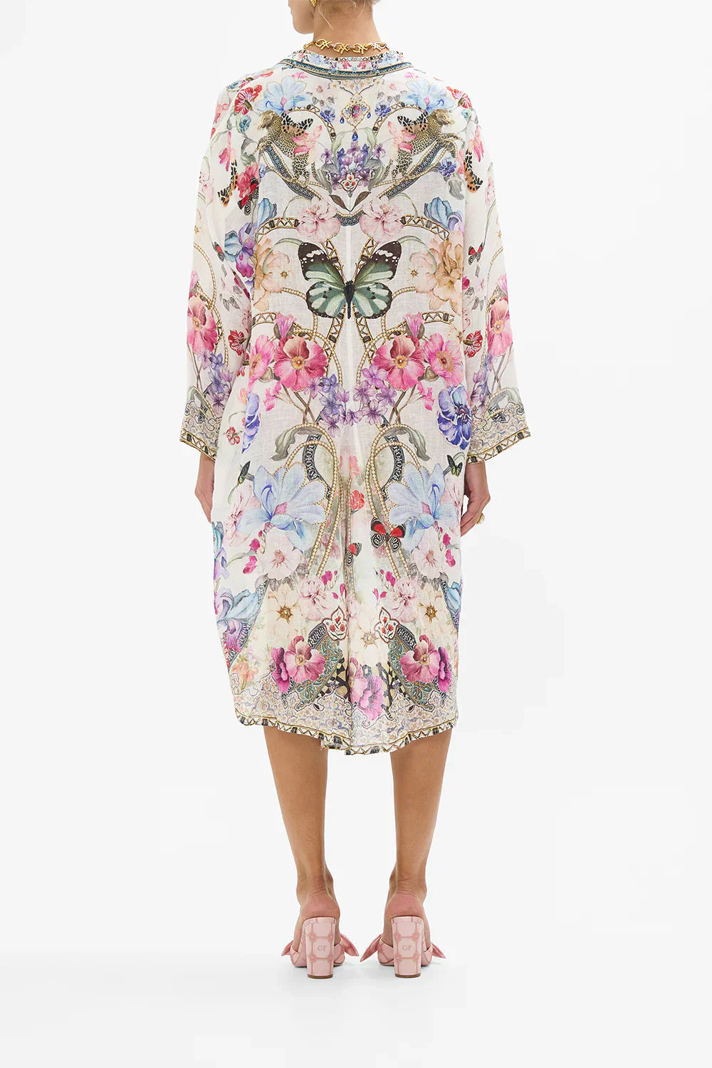 Camilla Monserrate Magic Relaxed High Low Shirt Dress