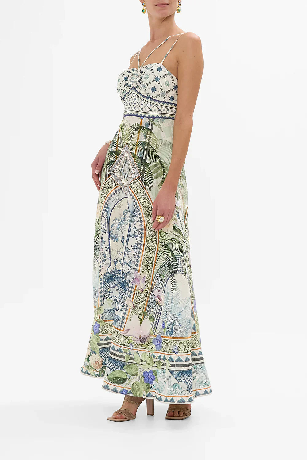 Camilla The Jardim Party Strap Detail Dress