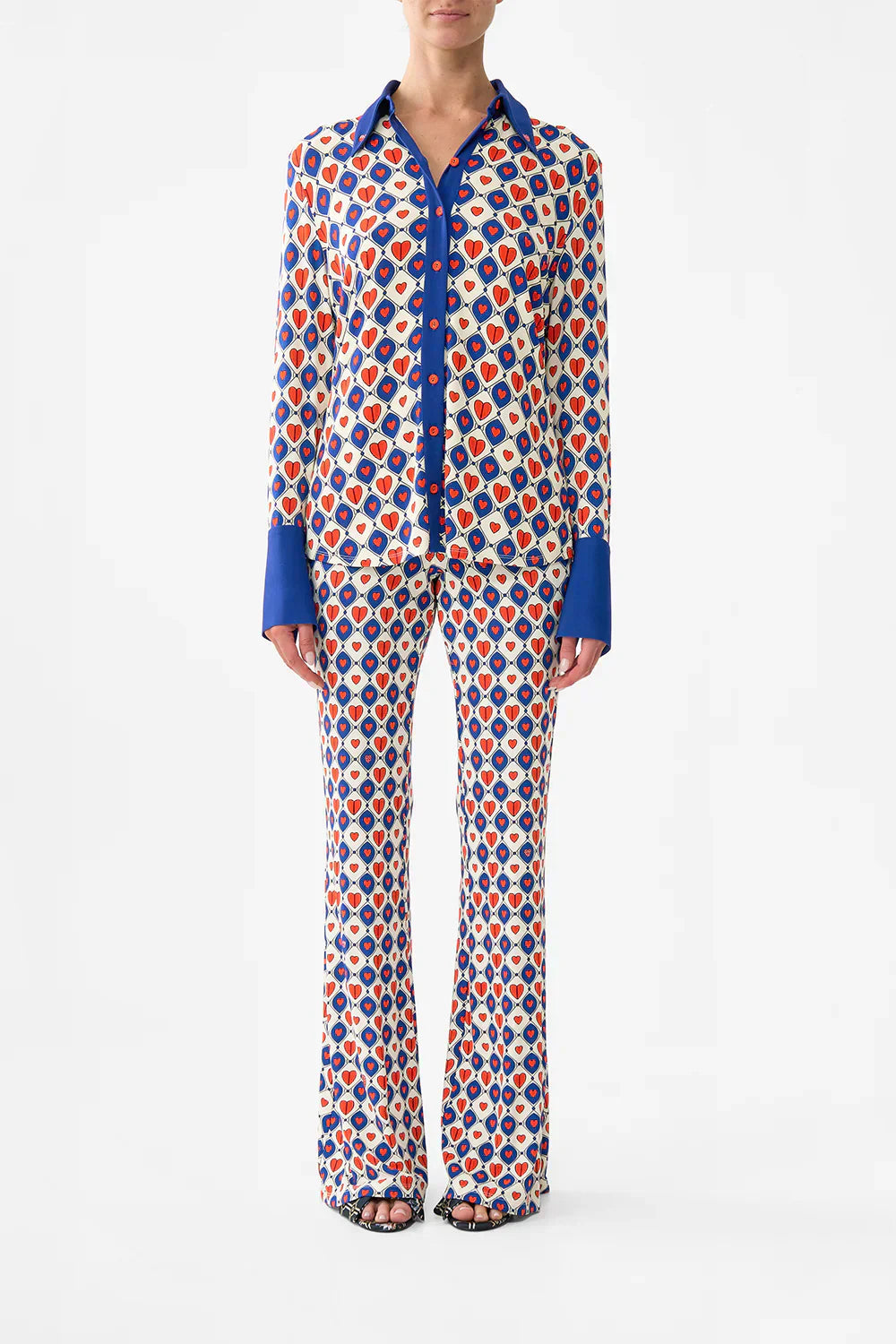 Camilla Rinse and Roar Fitted Jersey Shirt