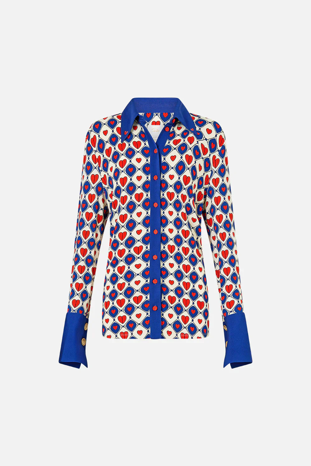 Camilla Rinse and Roar Fitted Jersey Shirt