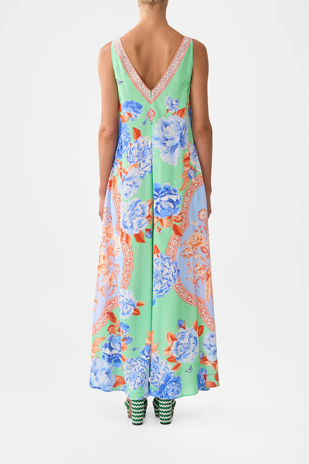 Camilla Topkapi Pop V Neck Flared Jumpsuit