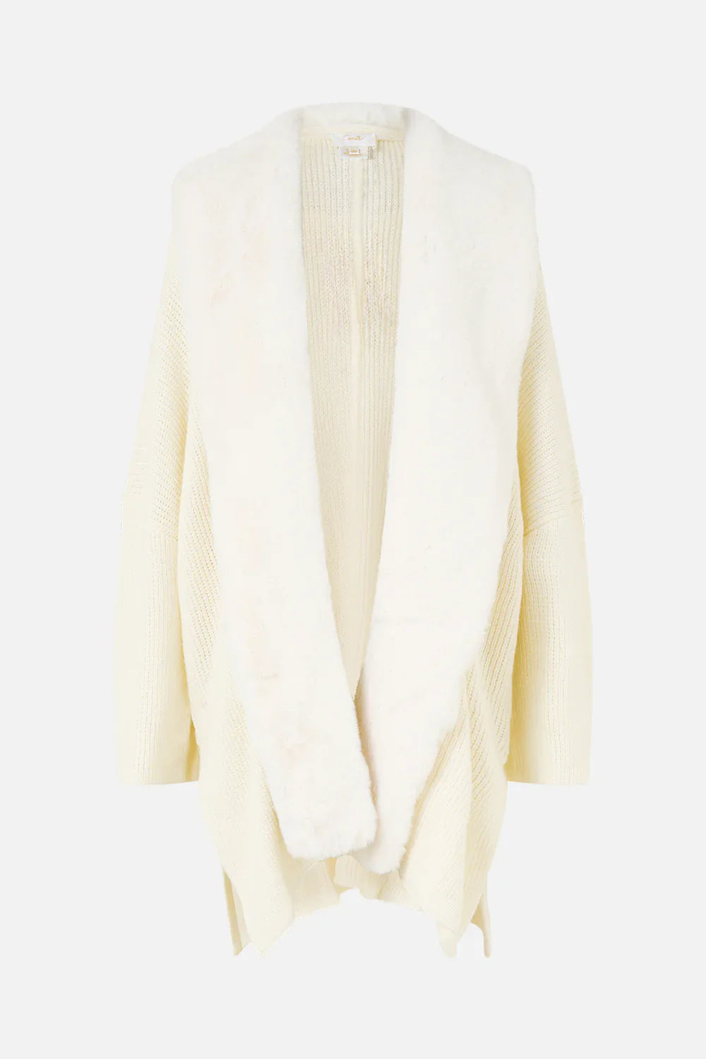 Camilla Marble Heaven Knit Relaxed Layer with Faux Fur