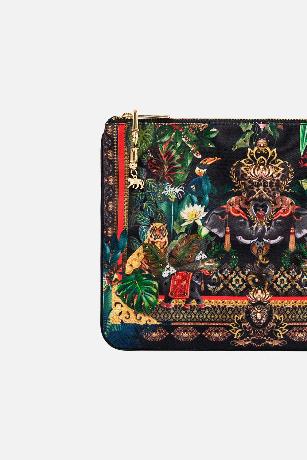 Camilla Ready For My Welcome Drink Small Canvas Clutch