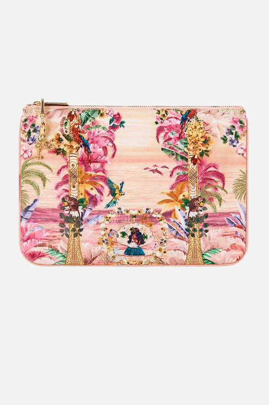 Camilla Welcome To The White Lotus Small Canvas Clutch