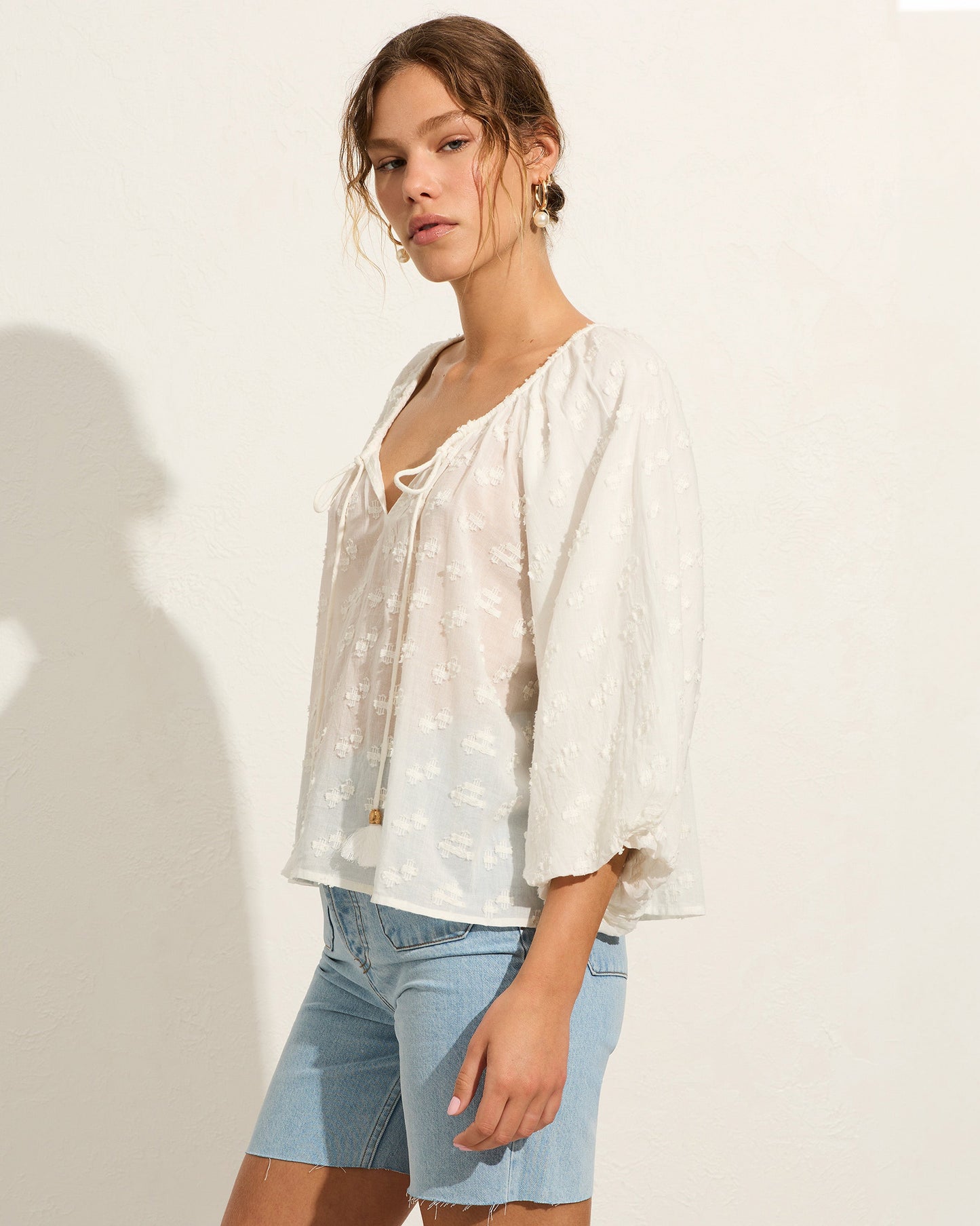 Auguste the Label Cora Blouse White