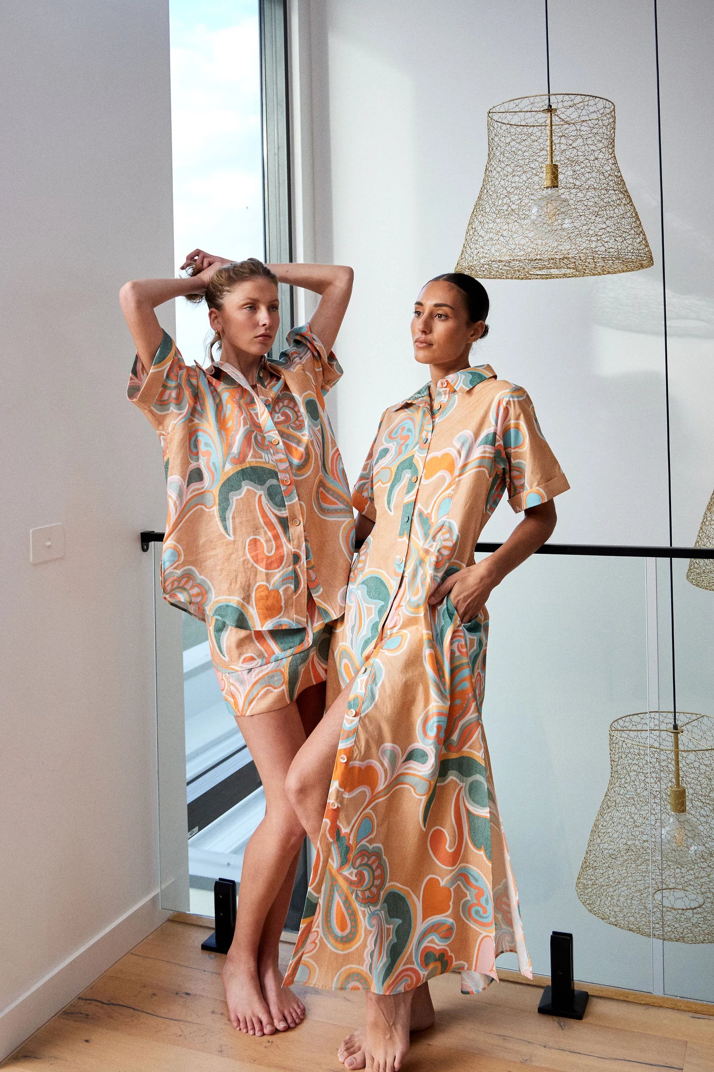 Ralf Studios Hyams Dress - Paisley Teal