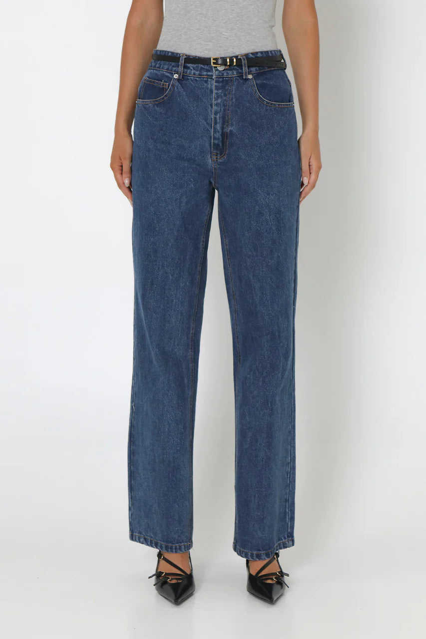 Madison The Label Elina Jeans - Indigo Denim