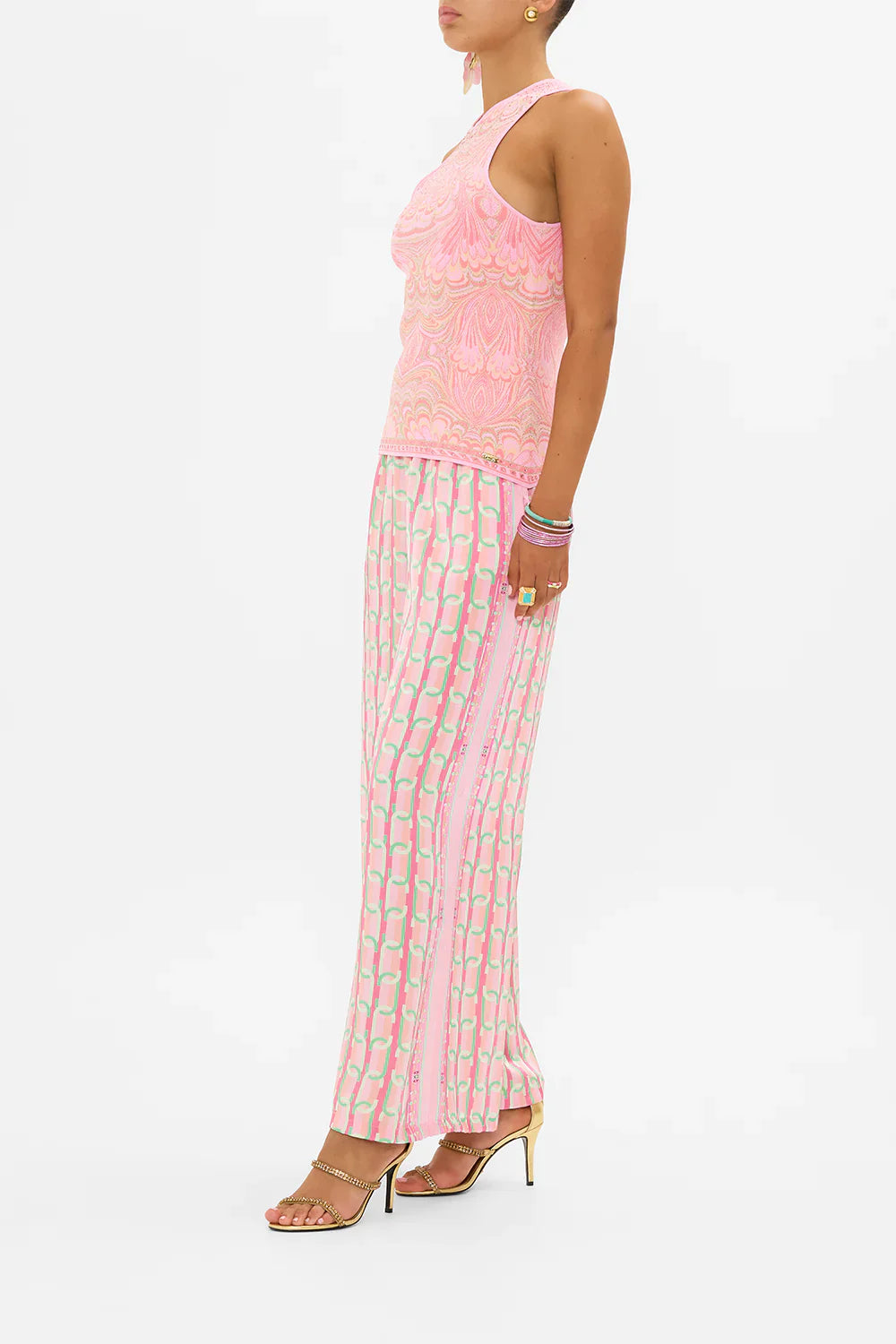 Camilla Tea with Tuschinski Crew Neck Knit Cami **