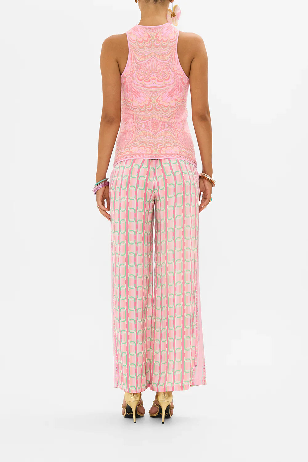 Camilla Tea with Tuschinski Crew Neck Knit Cami **