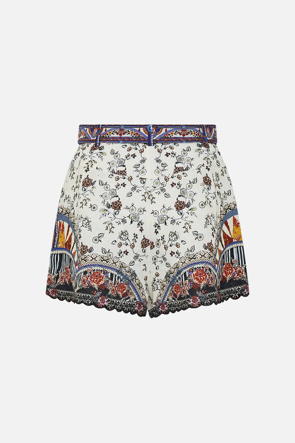 Camilla My Folk Art Heart Belted High Waisted Shorts **