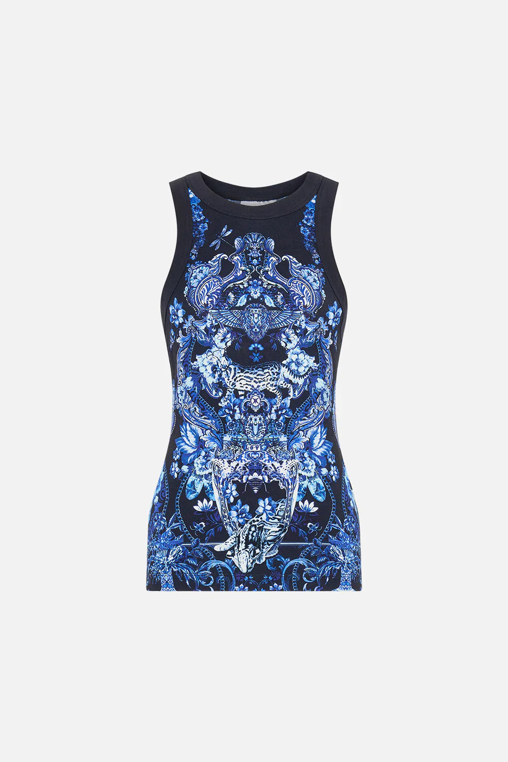 Camilla Delft Dynasty Jersey Tank Top - Navy *