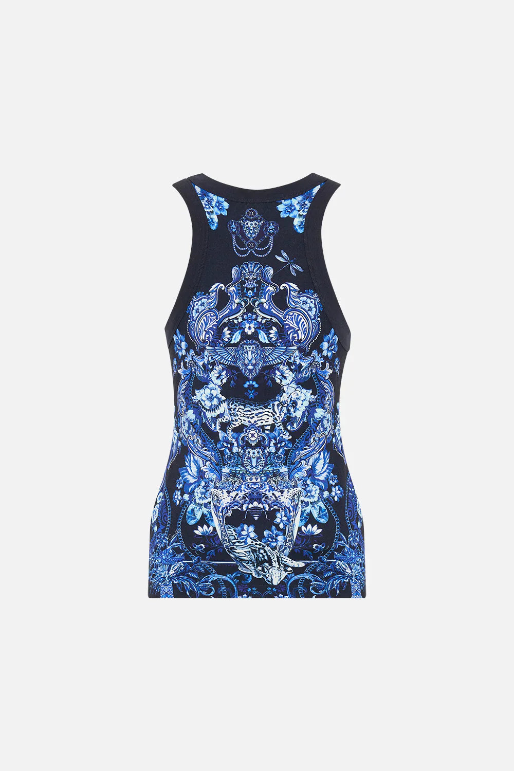 Camilla Delft Dynasty Jersey Tank Top - Navy *