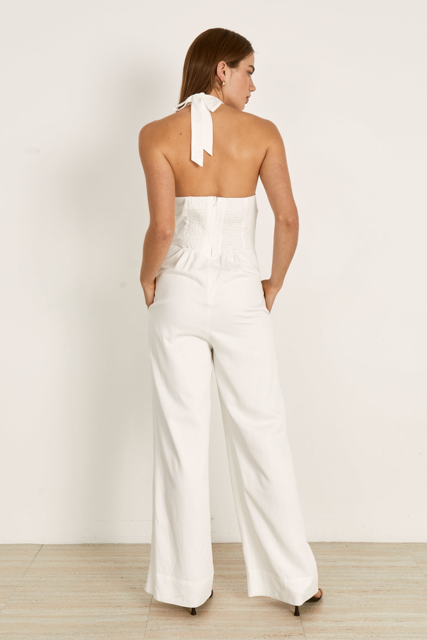 MON RENN Relic Jumpsuit - White