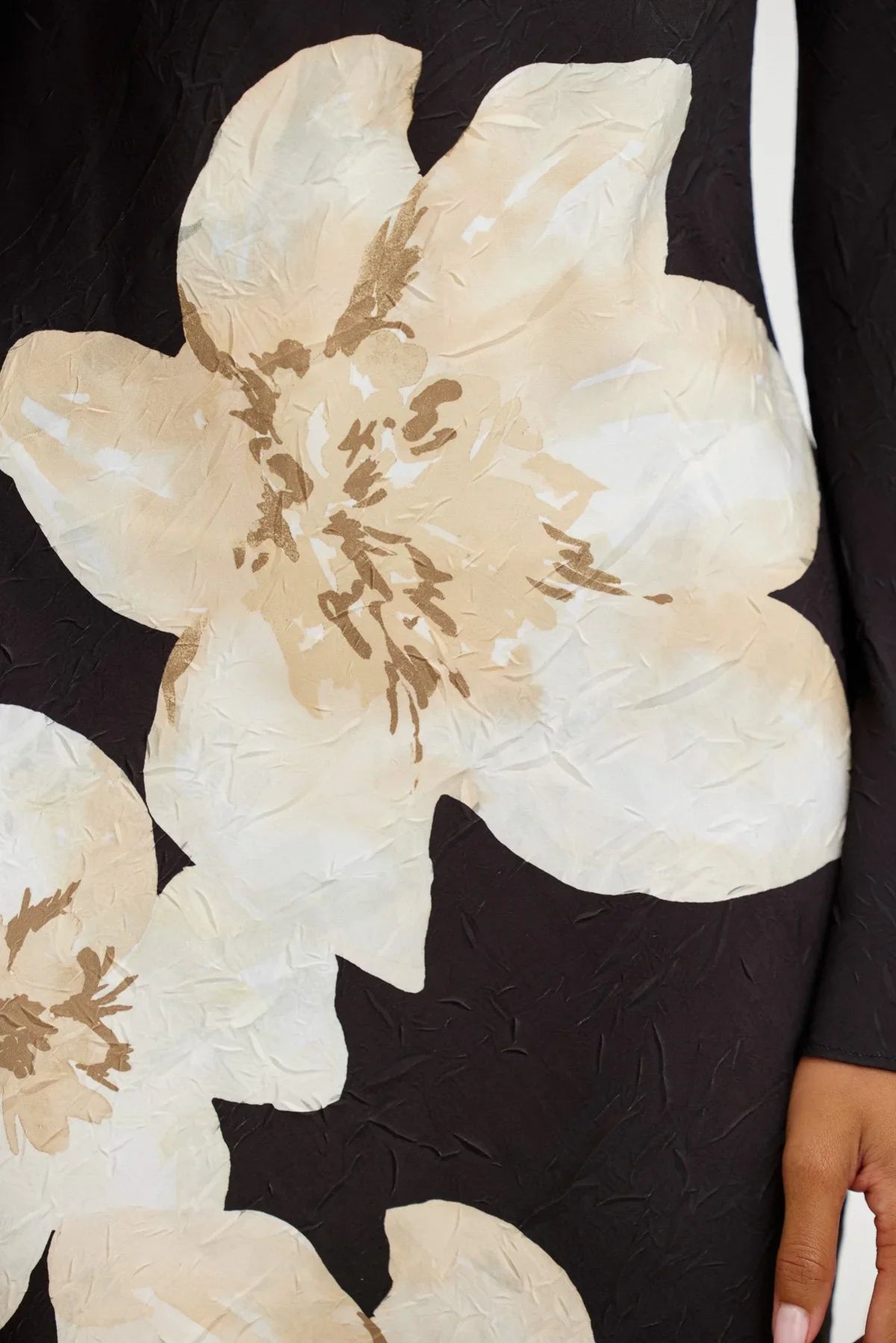 Significant Other Alia Mini Dress - Charcoal Botanic