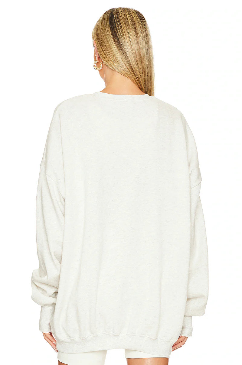The Laundry Room Champagne Gang Jumper - Pebble Heather