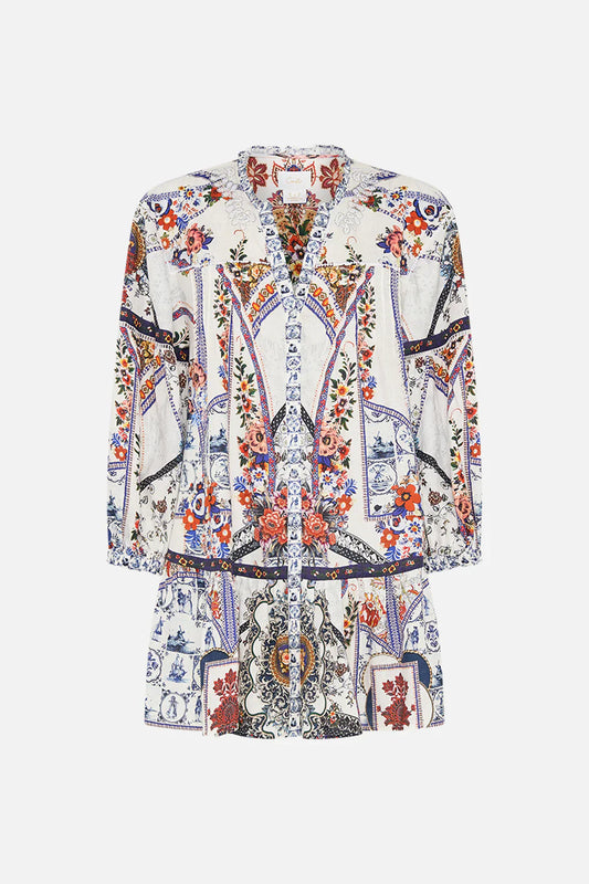 Camilla My Folk Art Heart Pintuck Yolk Dress **